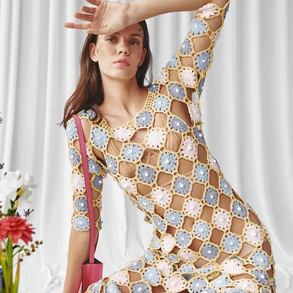 NWT Celia b crochet dress - Picture 4 of 11